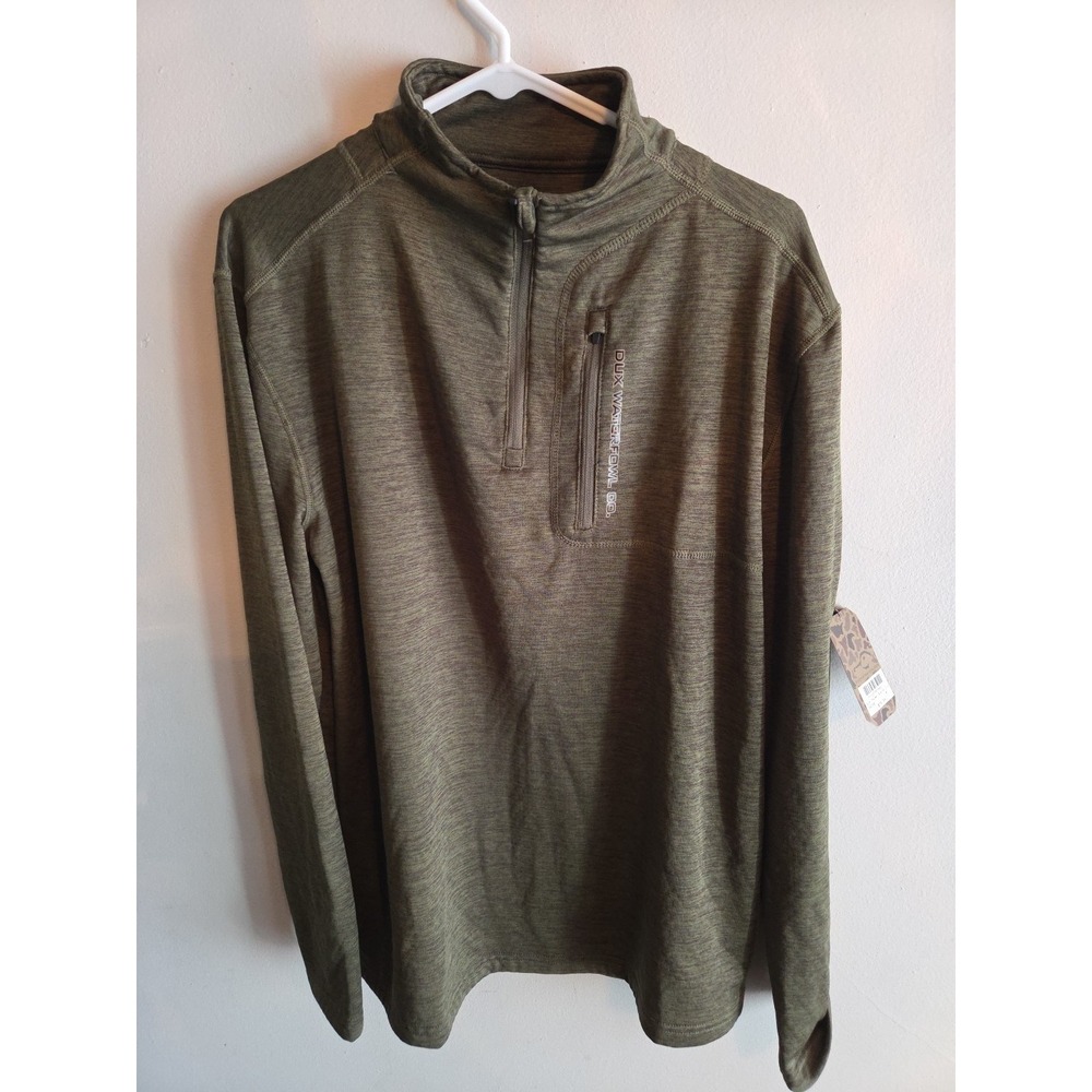Dux Waterfowl Long Sleeve Thermal Quarter Zip Size Medium